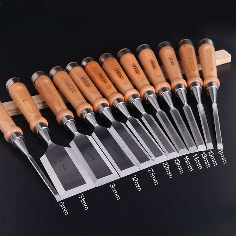 1pcs Wood Chisel Tool Sets Woodworking Carving Chisel Kit with Premium Wooden Case for Carpenter Craftsman for Men