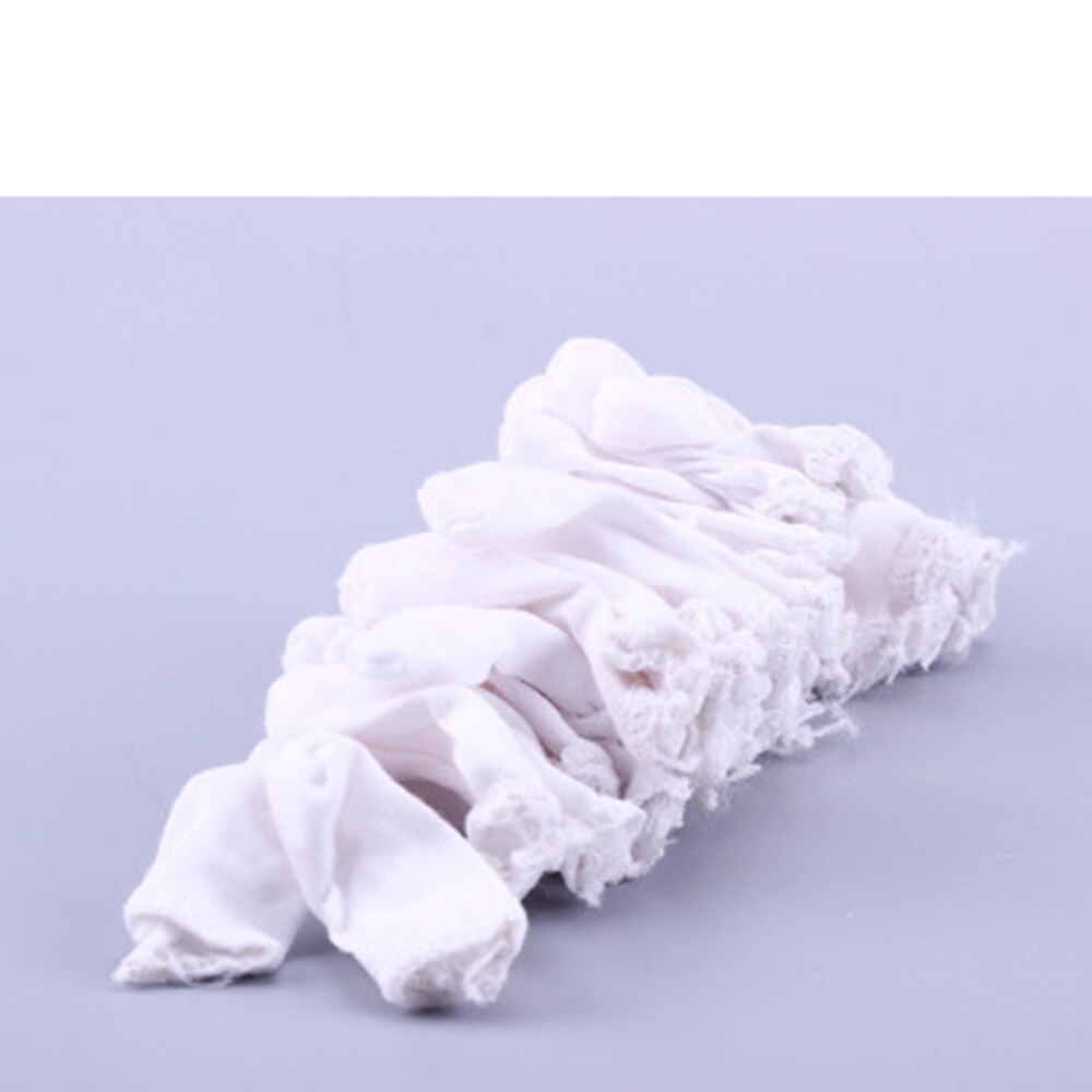 100Pcs Cotton Finger Guards Cots Avoid Protection Prints Clean Polish Craft Tool White Only Finger Protection Finger Cots