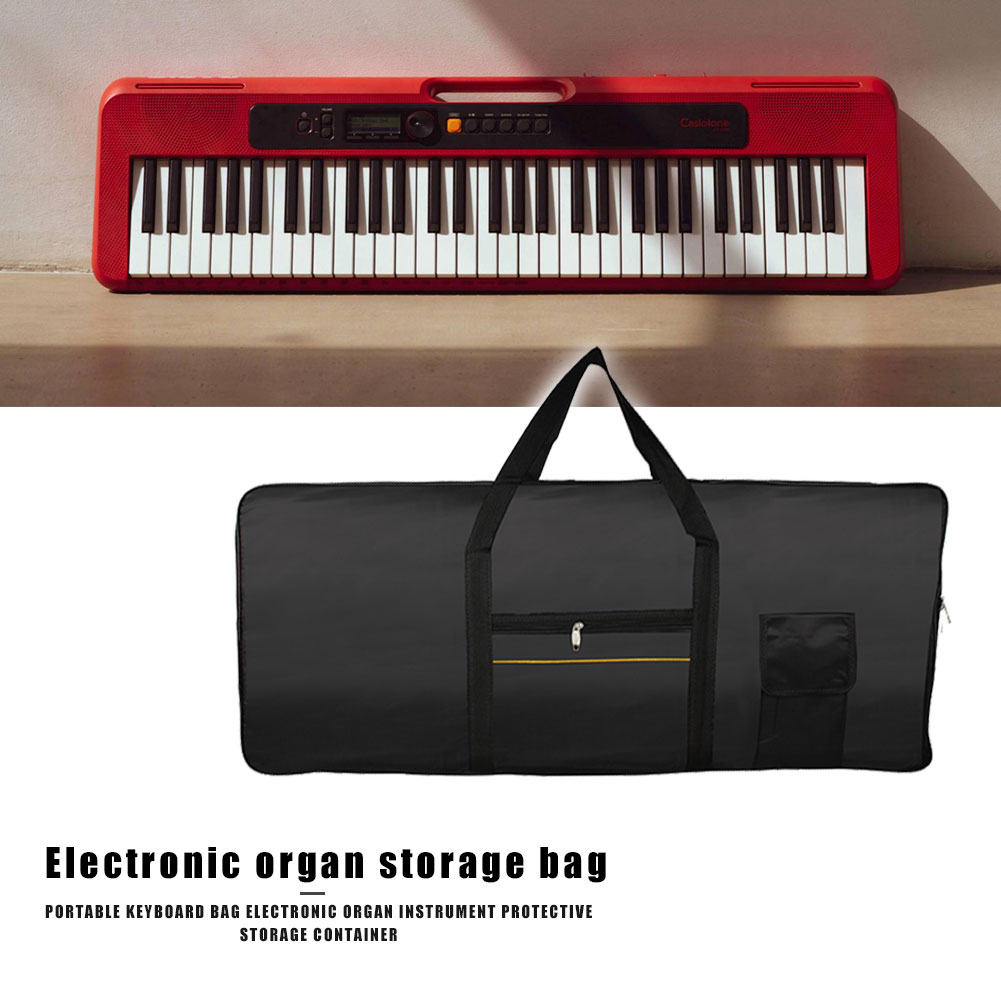 Piano Instrument Portable Keyboard Bag Case Pouch Electronic Organ Waterproof for Music Lovers Playing Accessories