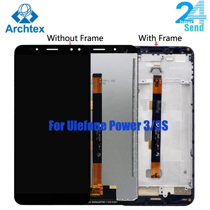 Für Original Ulefone Energie 3 LCD Anzeige + berühren Bildschirm Digitizer Montage Ersatz Teile 2160*1080P Für Ulefone Energie 3S 6,0"
