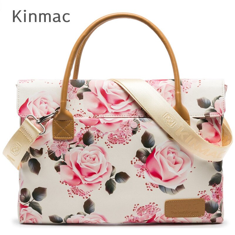 Märke kinmac messenger lady bag laptopväska 13 " ,14 " ,15 " ,15.6 ", handväska för macbook 13.3 " ,15.4 ", gratis