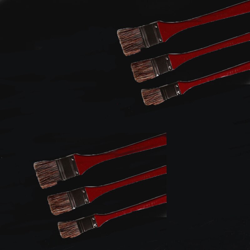 Ezone målarborste vildsvin borstar konst set olja akvarell akrylmålning penna platt topp borste brevpapper papelaria