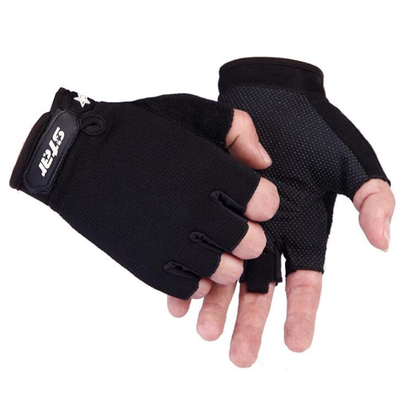 Mannen Fietsen Handschoenen Camouflage Half Vinger Fiets Handschoenen Voor Fiets Anti-Slip Zacht Ademend Fietsen Wanten Fitness Sport
