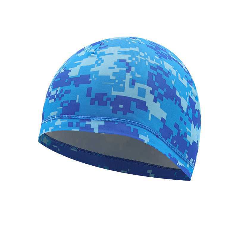 Zomer Unisex Quick Dry Fietsen Cap Anti-Uv Hoed Motorfiets Fiets Fietsen Hoed Anti-Zweet Innerlijke Cap Voor Outdoor sport Hoed: Blauw