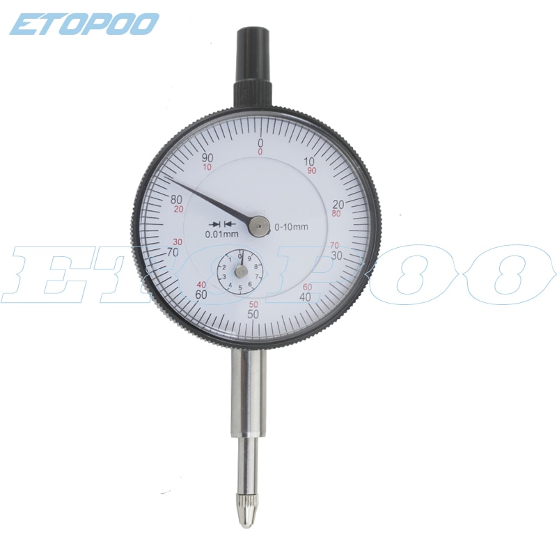 Messuhr 0-10mm 25mm 30mm Lug Zurück Test Gauge und 22 stücke Amboss Punkt Set gewinde M 2,5 4-48 gewinde Messung Werkzeug