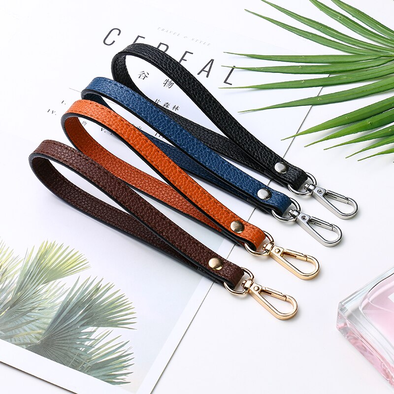 Alle-Match Clutch Bag Strap Portemonnee Riem Vrouwen Pols Zak Riem Effen Kleur Vrouwen Eenvoudige Handvat Purse Bag Riem vervanging