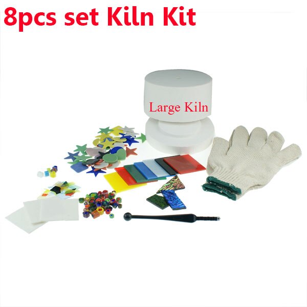 Microwave Fusing Kiln For Glass Fusing 8pcs set Large Microwave Kiln Kit