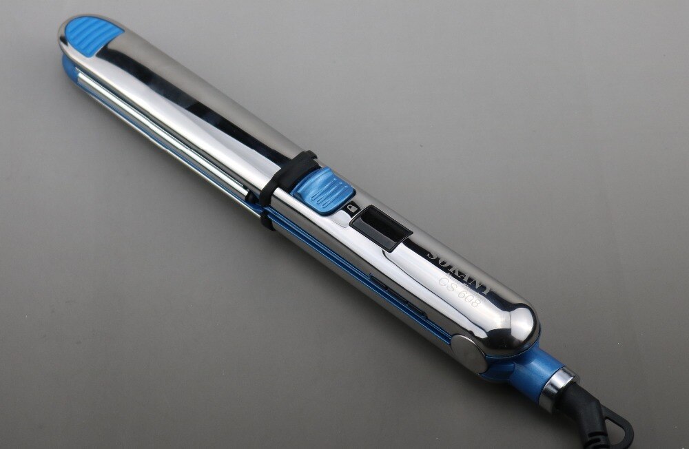 Max 750F Pro placa flotante de titanio plancha plana plancha de pelo rápido alisado eléctrico LCD digital 100-240v: without retail box / EU