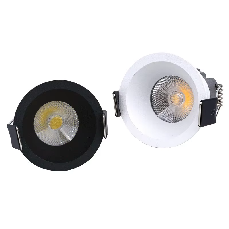 Mini foco LED regulable, luz de techo antideslumbrante COB, luz empotrada para dormitorio, cocina, vitrina de vino, luz de exhibición