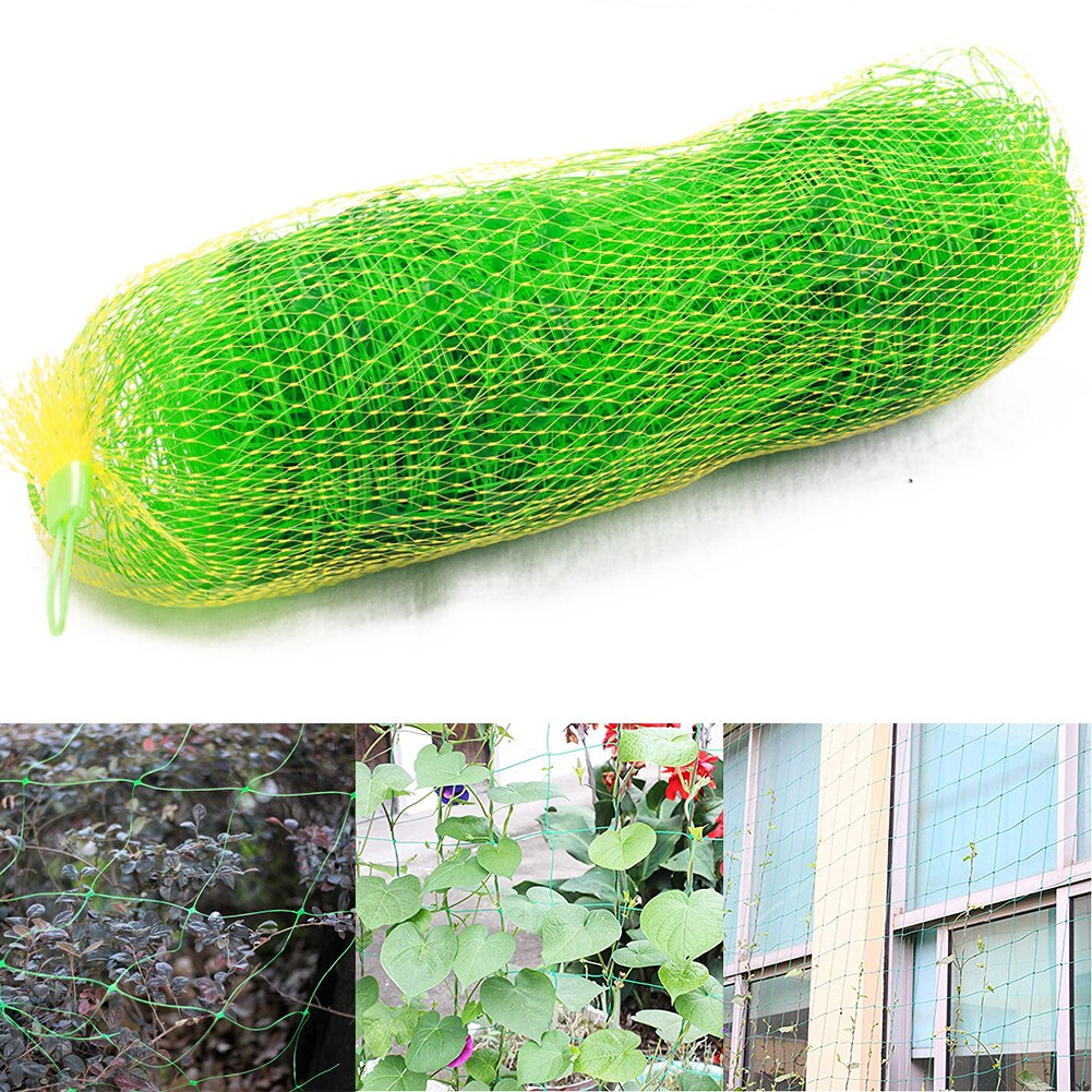 Growth PP Universal Climbing Vegetable Easy Install Tools Mesh Protective Durable Plants Netting Trellis Heavy Duty Green Garden