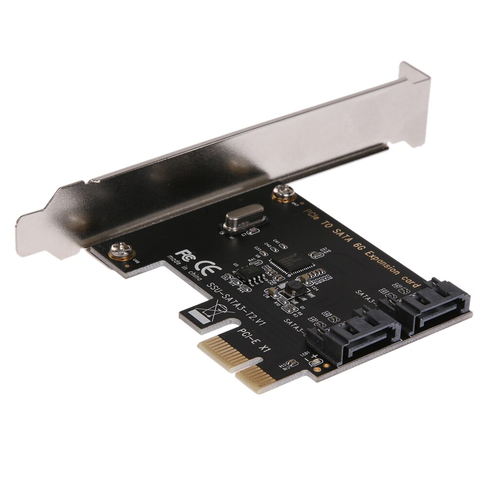 Podwójny SATA3.0 interfejsy PCI-E do SATA 3.0 wewnętrzny 6 gb/s porty rozszerzenie dysku Adapter do kontrolera karty do obliczeń PC