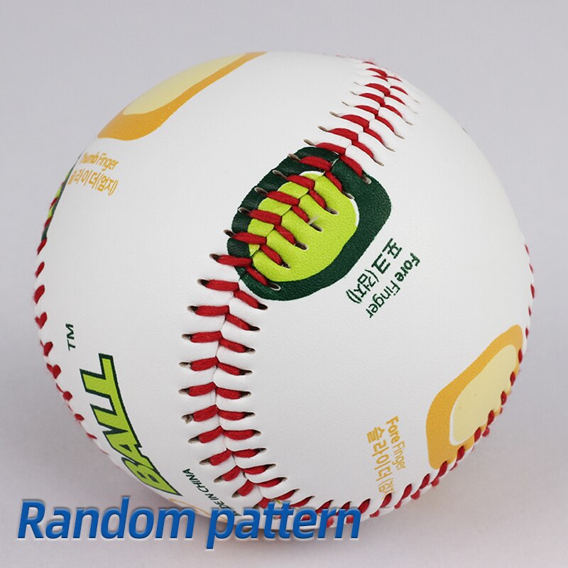 9 &quot;PVC Gelegentliche aufbringen Gummi Weiche Baseball Ball für Sicherheit Kind und Männer der Praxis Team Spiel Harten Baseball Ball: Muster weicher Ball