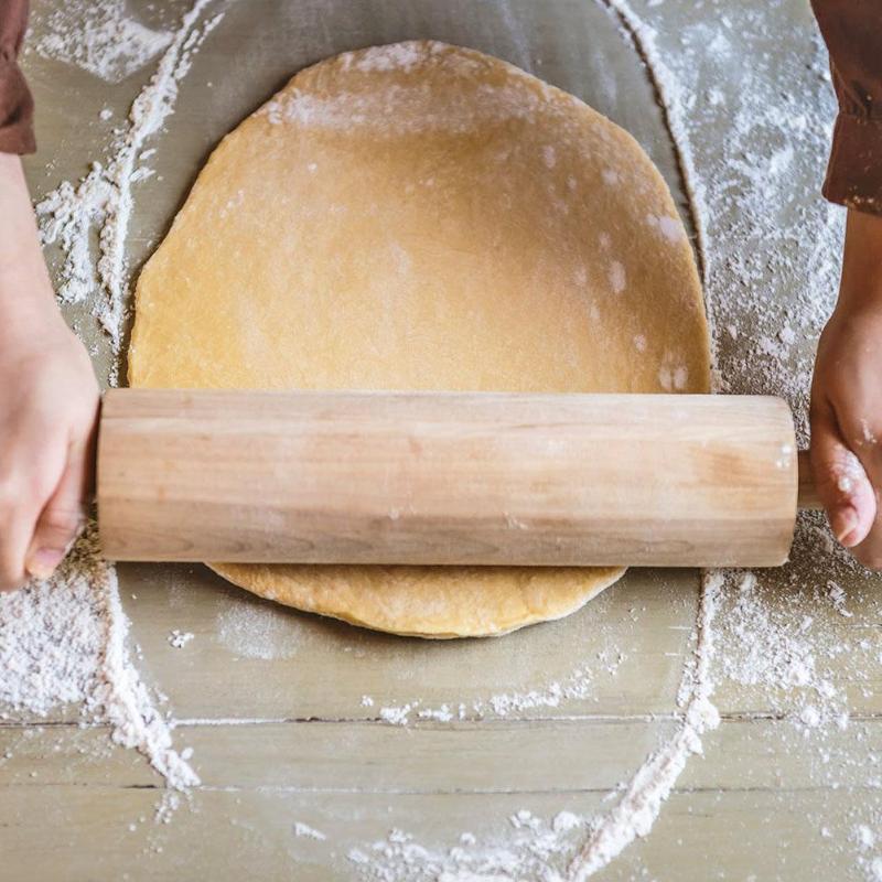 Küche Holz Rolle Stift Fondant Kuchen Teig Backen Kekse Keks Braten Holz Pizza Nudel rollen Kleine Gerät