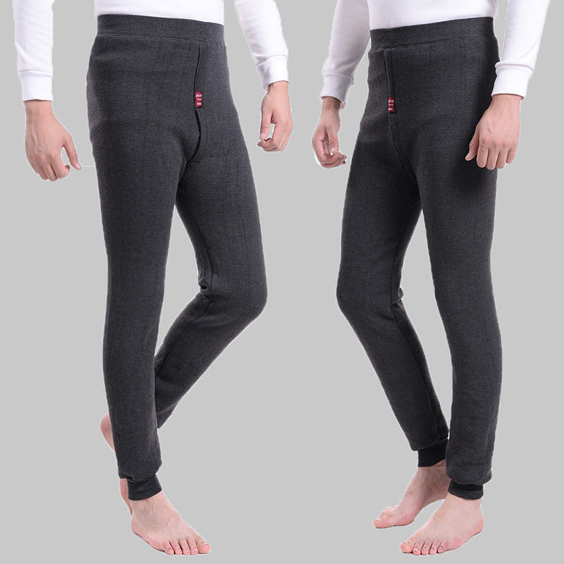 Mænds termiske undertøj bukser meget tykke fleece leggings bære i meget kolde dage vinterbukser mere end 520g