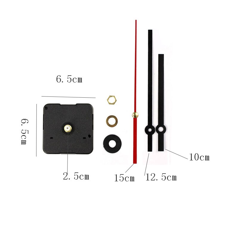 Mute DIY Clock Quartz Watch Clock Mechanism Battery Wall Clock Movement Mechanism Parts Repair Replacement Essential Accessories