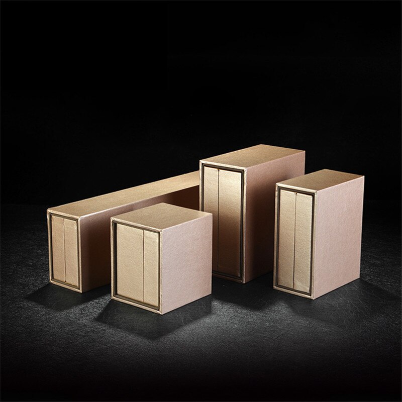 drawer-style jewelry packaging & dispaly cases ring Pendant box velvet lining specialty paper box for women