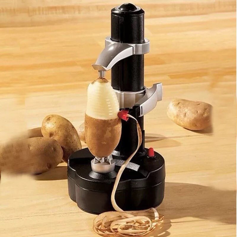 4 Kleur Multifunctionele Rvs Elektrische Dunschiller Automatische Fruit Dunschiller Drie Reserve Messen Aardappel Schillen Machine