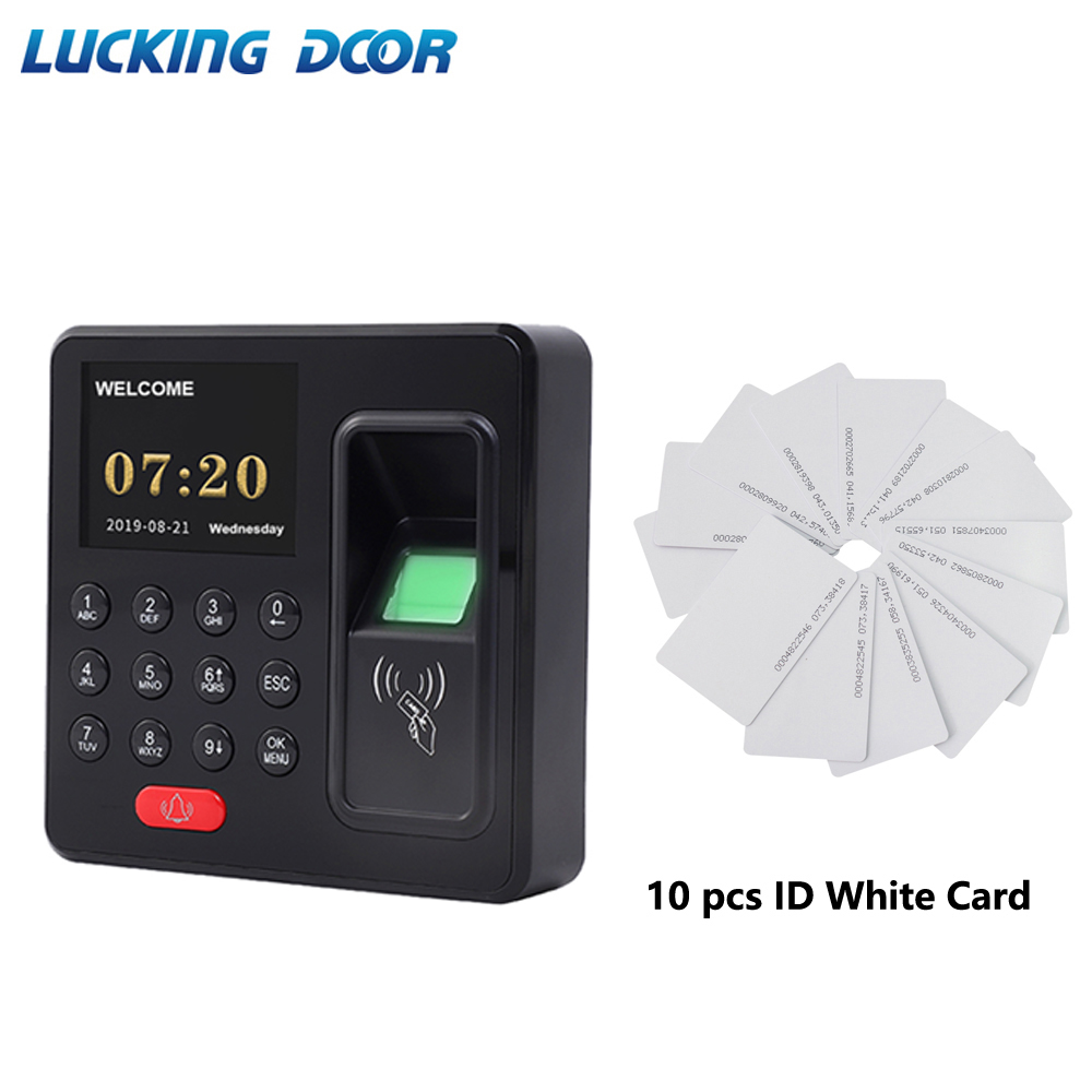 Fingerprint RFID Access Control System Smart Door Lock Electronic Gate Electric Magnetic Biometric Password lock: HY05 and 10 cards