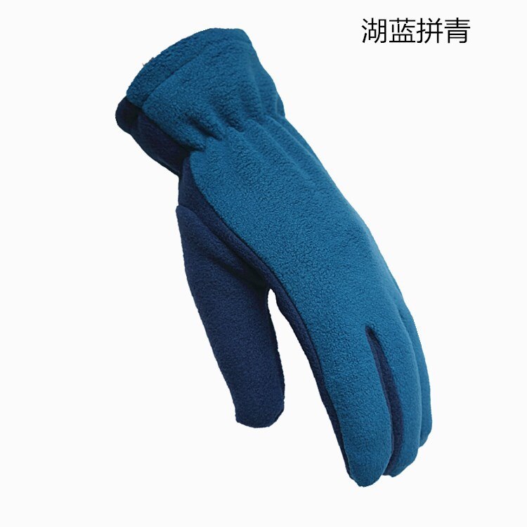 Dichski Vrouwen Mannen Winter Warm Skiën Handschoenen Mannen Ski Handschoenen Snowboard Handschoenen Motorrijden Wanten Sneeuw Windstopper Handschoen: Q308 Blue lake blue