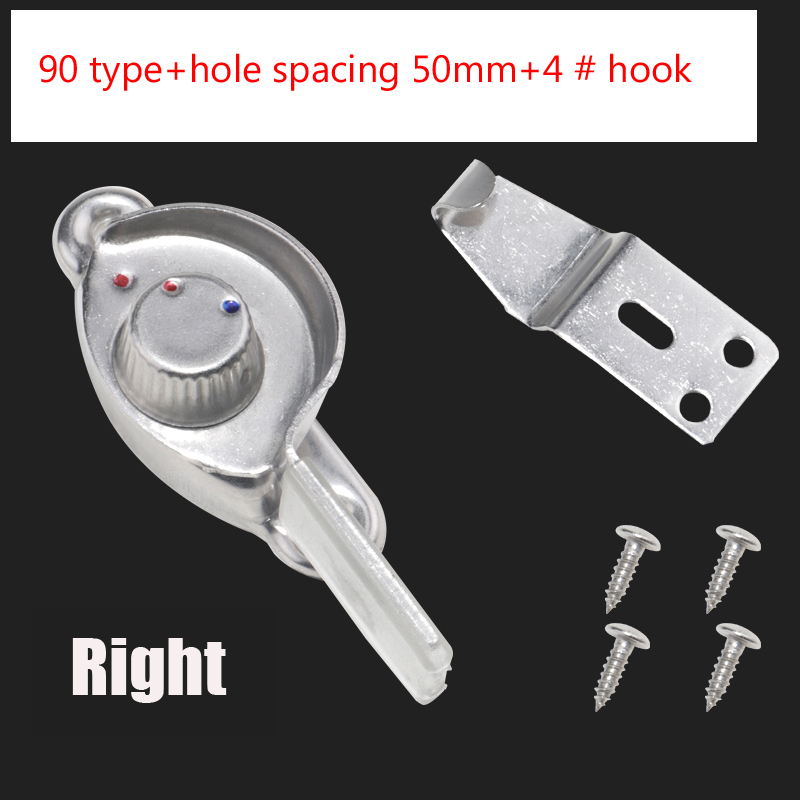 Rustfritt stål vinduslås forsikring tyverisikring aluminiumslegering vindu halvmånelås plast skyvedør oversettelsesvindu: Grønn