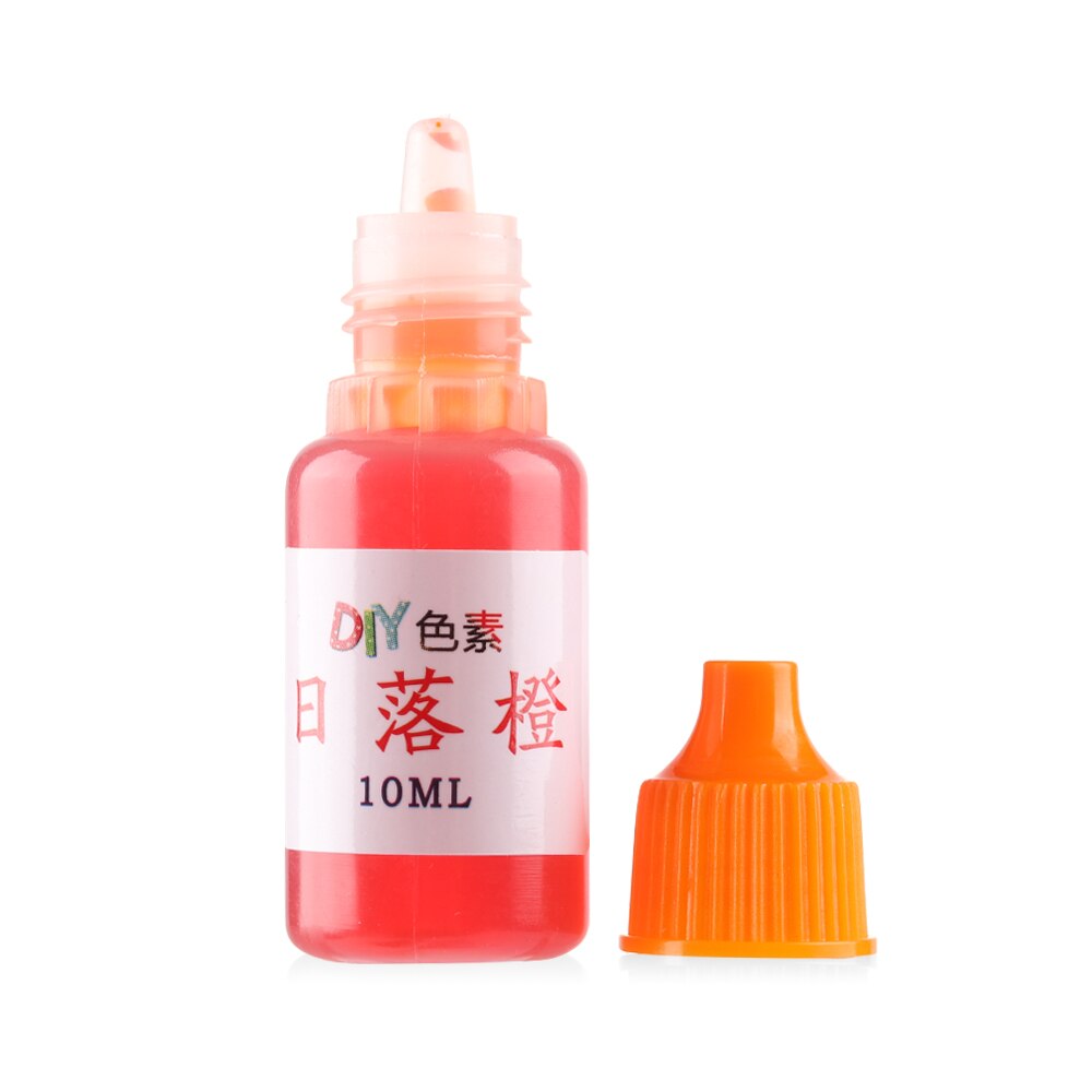 10ml farvede farvestoffer farverige sæbefarve harpikspigment epoxyfarvestof gør-det-selv-husholdningssmykker fremstilling af kunsthåndværk