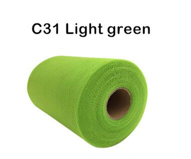 Tissu Tutu bobine de Tulle coloré 6 pouces x 100 Yards, jupe Tutu, nœud pour fête de mariage, artisanat