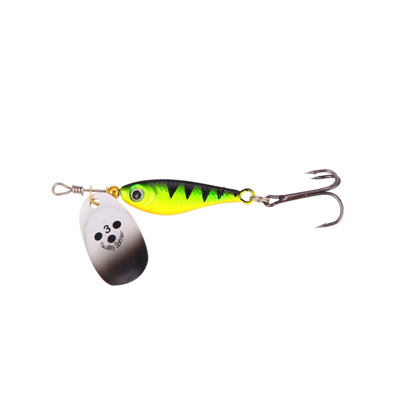 Cuillères à leurres de pêche à la traîne, appâts ménés de type cuillère, Wobbler en métal pour la truite, Wobbler, truite, 11G 15G 20G: green / 90mm  20g