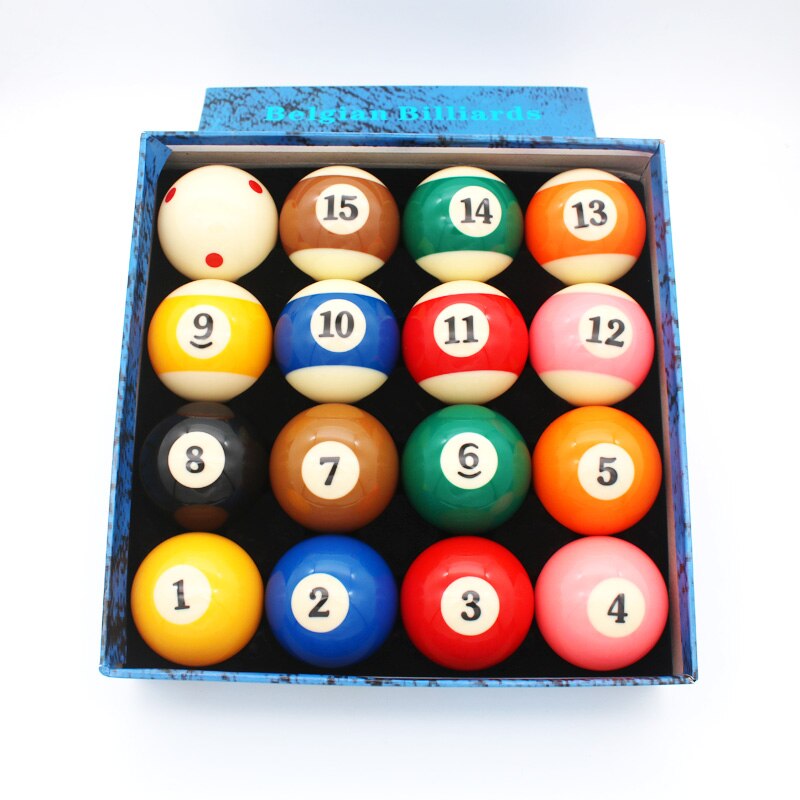 Premium Belgische 57.2Mm Hars Biljart Pool Ball Set 16 Stks/doos