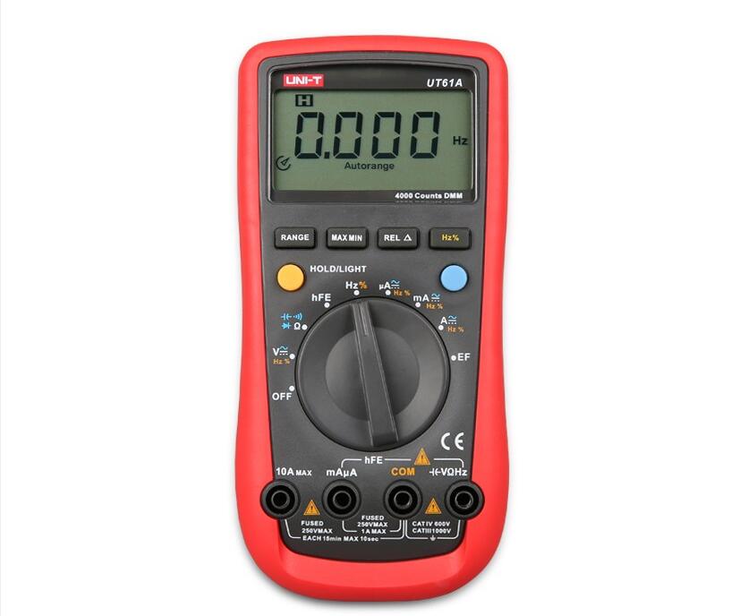 UNI-T UT61A UT61B UT61C UT61D UT61E Digital Multimeter true rms Auto Range AC DC Data Hold Multitester