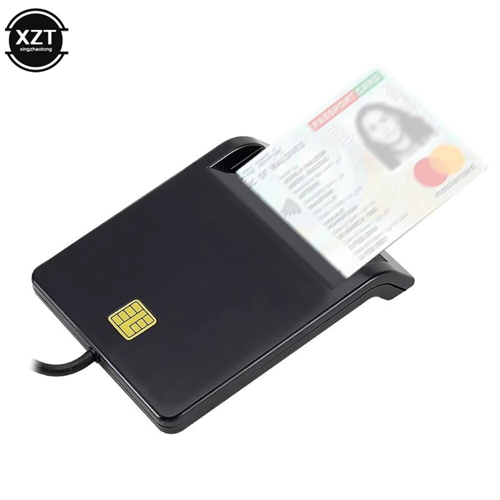 X01 Usb Smart Card Reader Voor Bankkaart Ic/Id Emv Kaartlezer Voor Windows 7 8 10 Linux os USB-CCID Iso 7816 Voor Bank Belasting Terugkeer