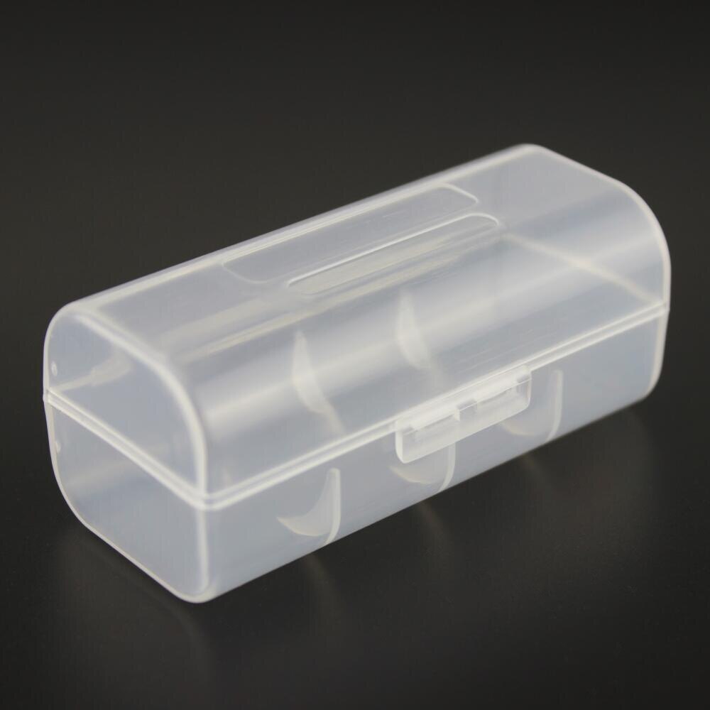 Plastic Batterij Case Houder Transparante Opbergdoos Houder Voor 1X 26650 3.7V Oplaadbare Lithium Batterij Accumulator