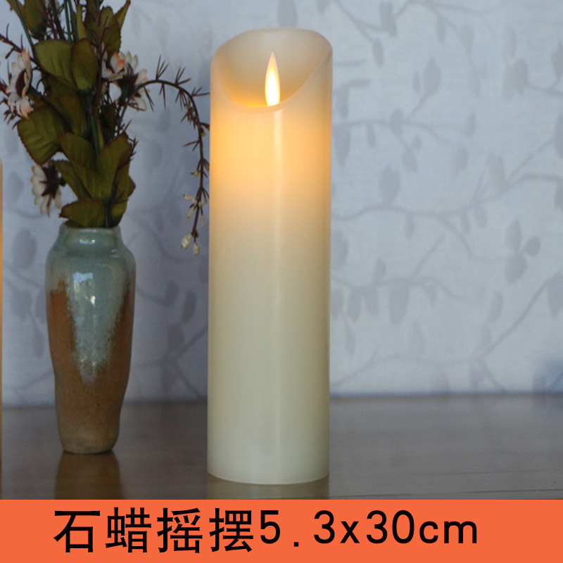 1-3 unids/set velas electrónicas Led amor cumpleaños decoración del hogar velas sin llama ámbar decorativas coloridas luces Led de té/romántico: N1Pcs