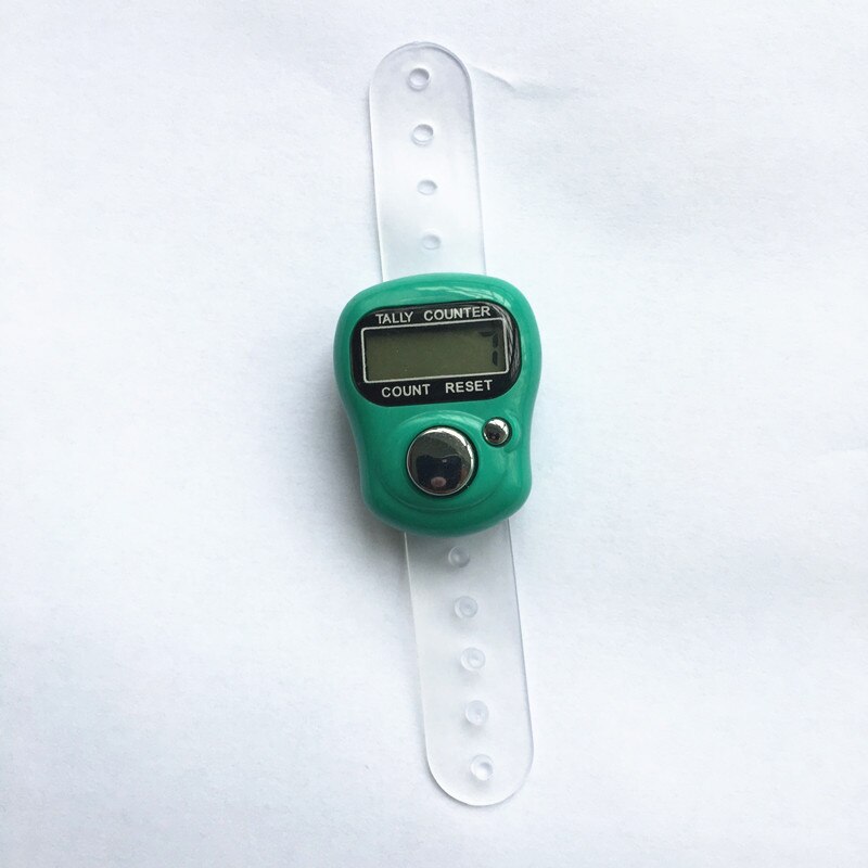 1 pcs Hand Held Operated Ring Counter Cute LCD Electronic Digital thumb Finger counter Mini Stitch Marker 20%off