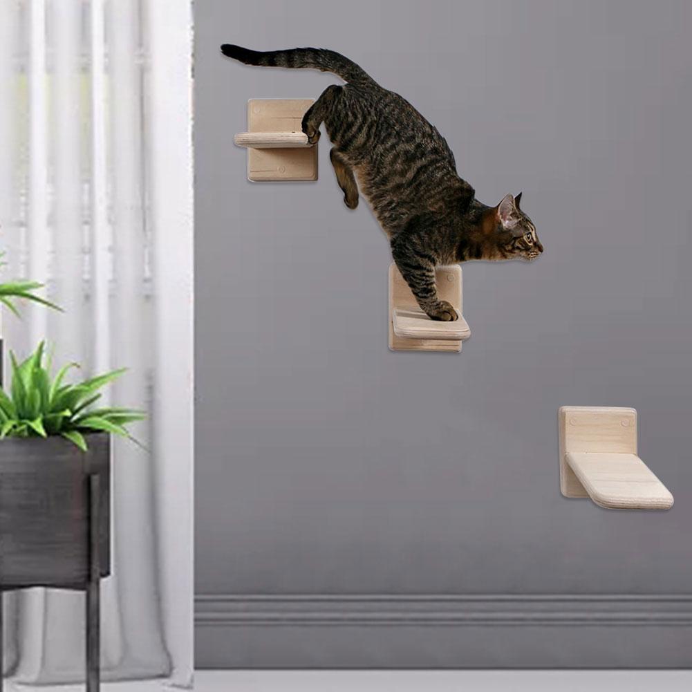 RayCC Cat Shelf Cat Steps Cat Habitat Cat Cloud Cat Bed Wall Hanging Cat Furniture Is Very Suitable For Cat Climbing
