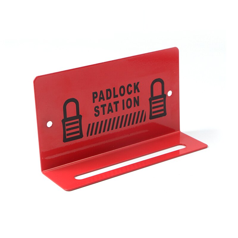 Lockey Heavy Duty Steel Safety Metal Padlocks Board Lockout Station with 5 Locks