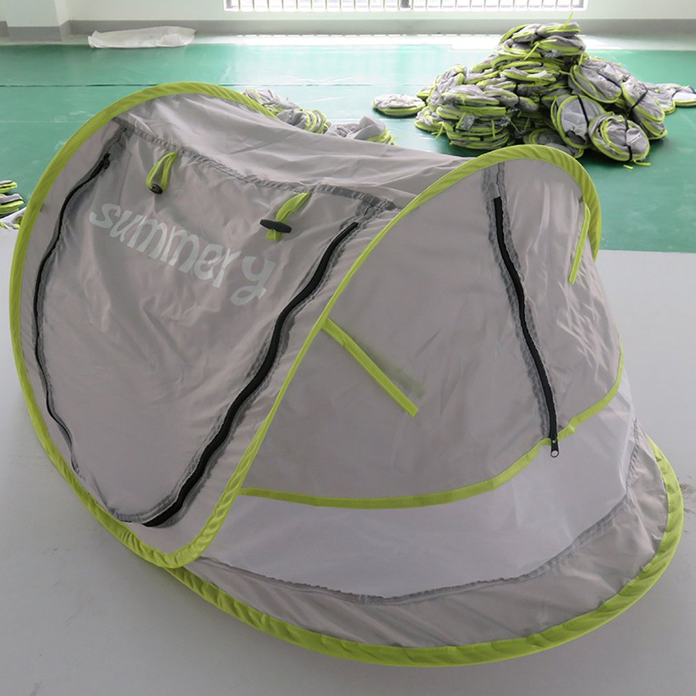 Folding Children's Beach Tent Infant Tent Multifunctional Mosquito Net Outdoor Indoor Baby Moving Bed