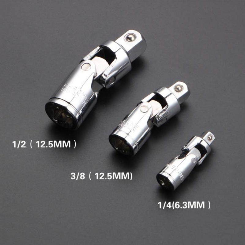 universell skjøtesett skralle vinkel forlengelse stikkontakt adapter 1/4 " 3/8 " 1/2 "