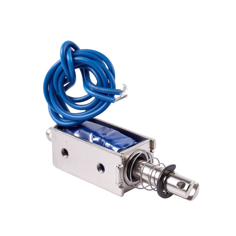 Solenoidi sähköinen magneettityyppi työntö / veto 10 mm dc 12 v 2.1 kg voima