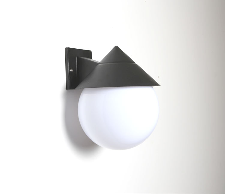 Moderne udendørs veranda væglampe vandtæt  ip54 akryl led lys korridor altan gang trappe op ned port væglampe  ac90 ~ 260v: B mælkeagtigt dæksel