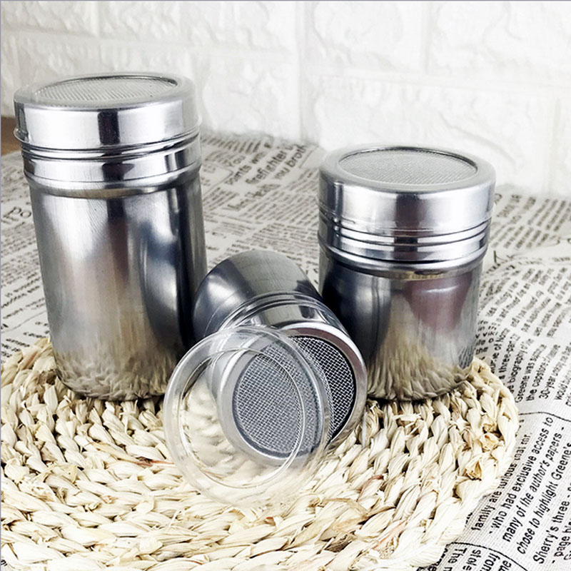 1Pc Classic Rvs Koffie Shaker Filter Chocolade Suiker Cacao Zeefje Poedersuiker Kaneel Zeef Keuken Gereedschap