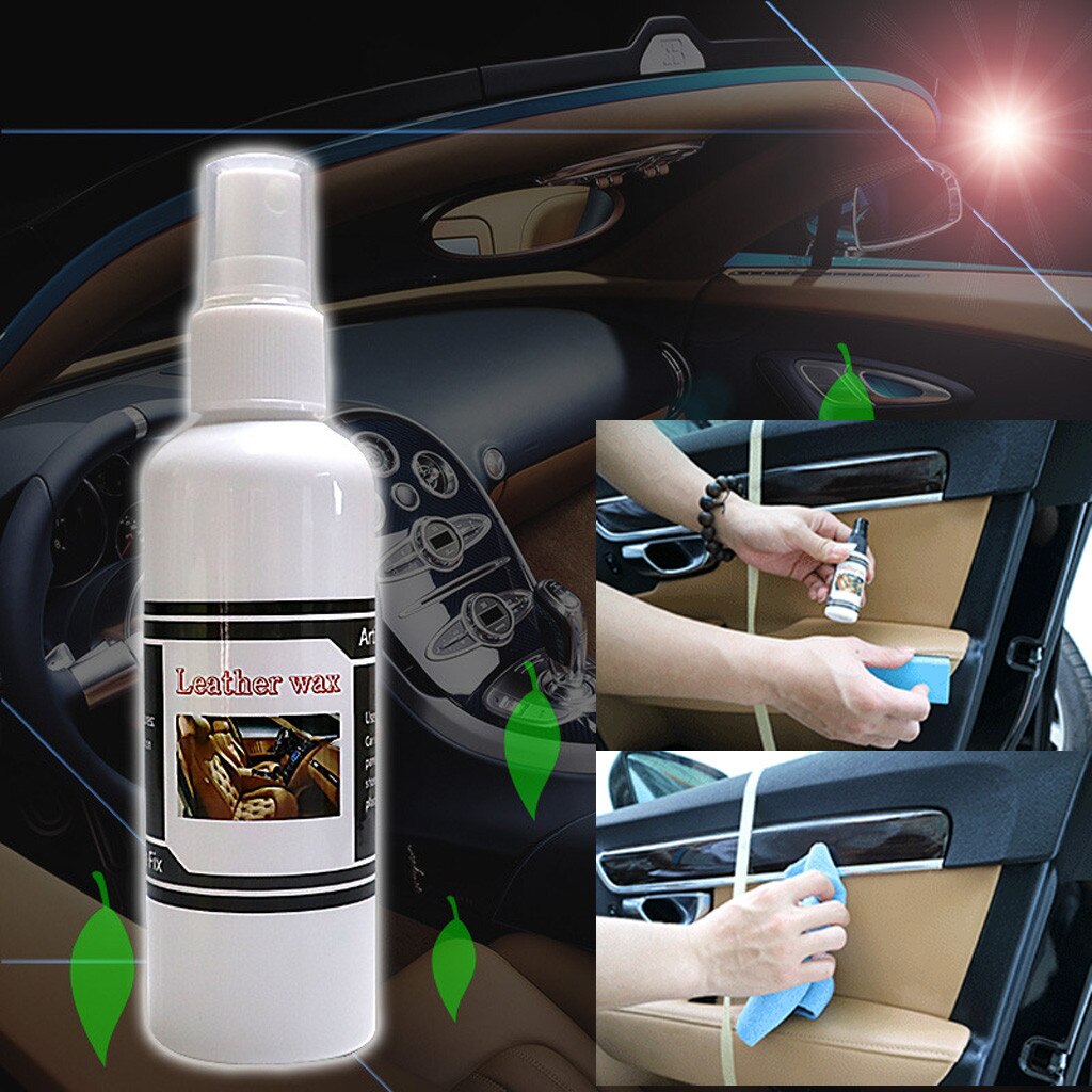 100ml graffi per auto riparazione lucidatura liquido cura del veicolo interni lucidatura cera sedile in pelle divano pannello cruscotto pneumatico Cleane