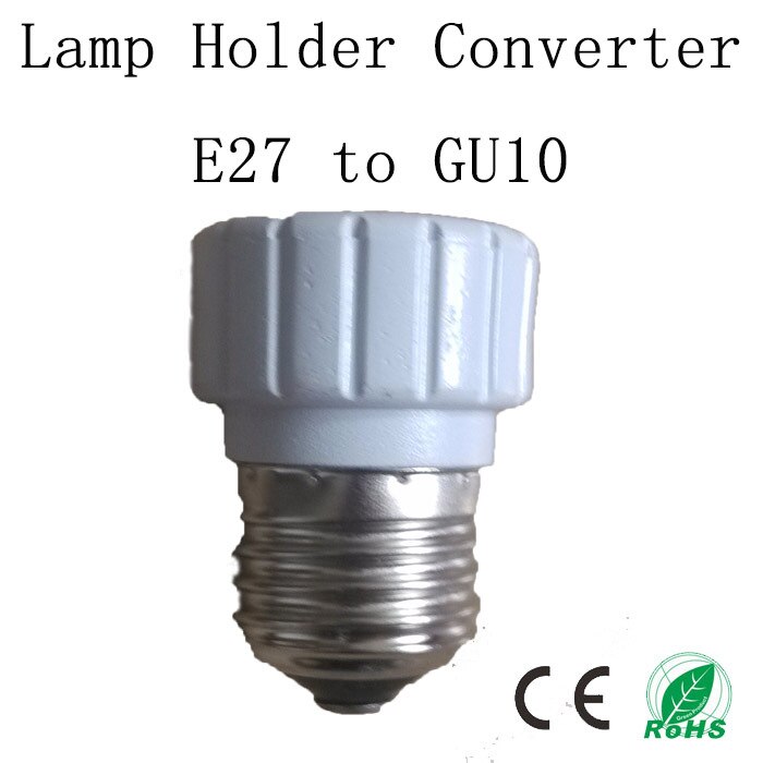 5 stks/partij De LED Lamphouder Converter, E27 naar GU10 base, e27 adapter Socket Houder