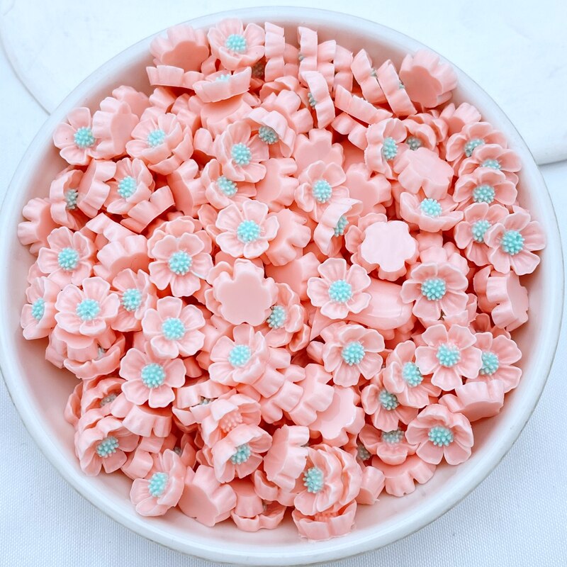 80 st söta blandade mini krysantemum blommor platt rygg harts cabochons scrapbooking gör-det-själv smycken hantverk dekoration tillbehör: E