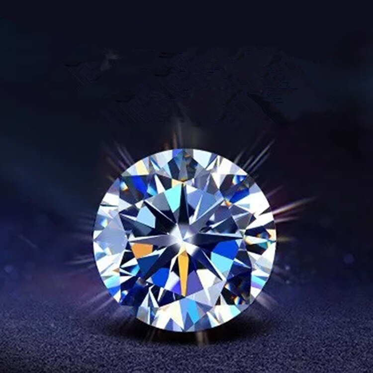 3ct 9Mm D Kleur Ronde Briljant Geslepen Losse Moissanite Edelsteen, VVS1 Grade Edelsteen Met Gra Certificaat