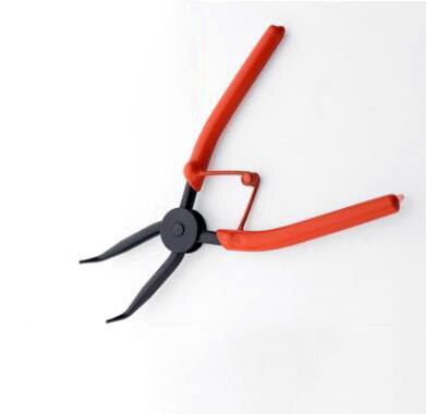 7Inch Snap Ring Pliers Set Heavy Duty Internal/External Circlip Pliers Kit with Straight/Bent Jaw for Ring Remover Retaining: Dark Blue