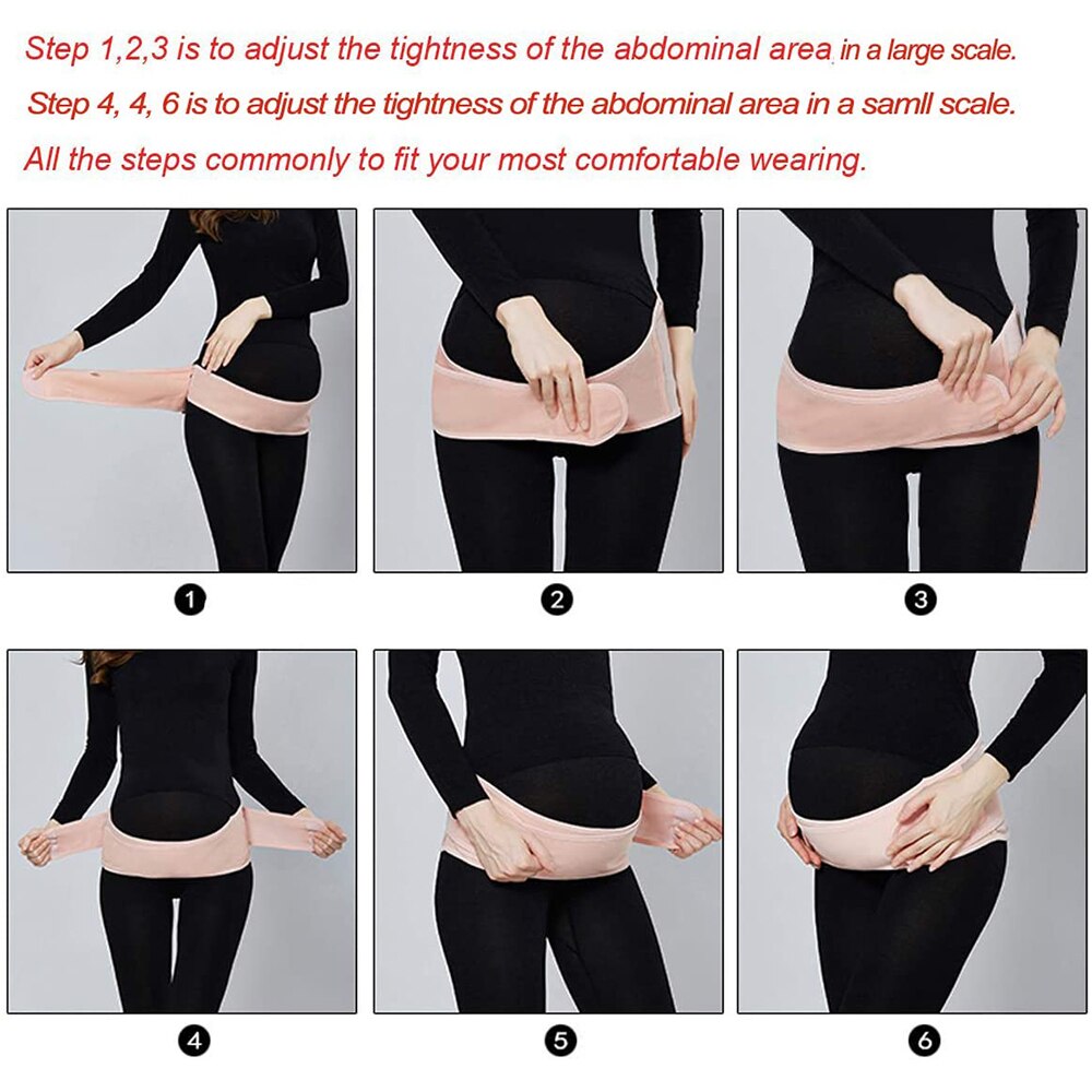2 In 1 Zwangere Riemen Moederschap Buik Riem Taille Zorg Buik Ondersteuning Belly Band Back Brace Protector Zwangere Moederschap Kleding
