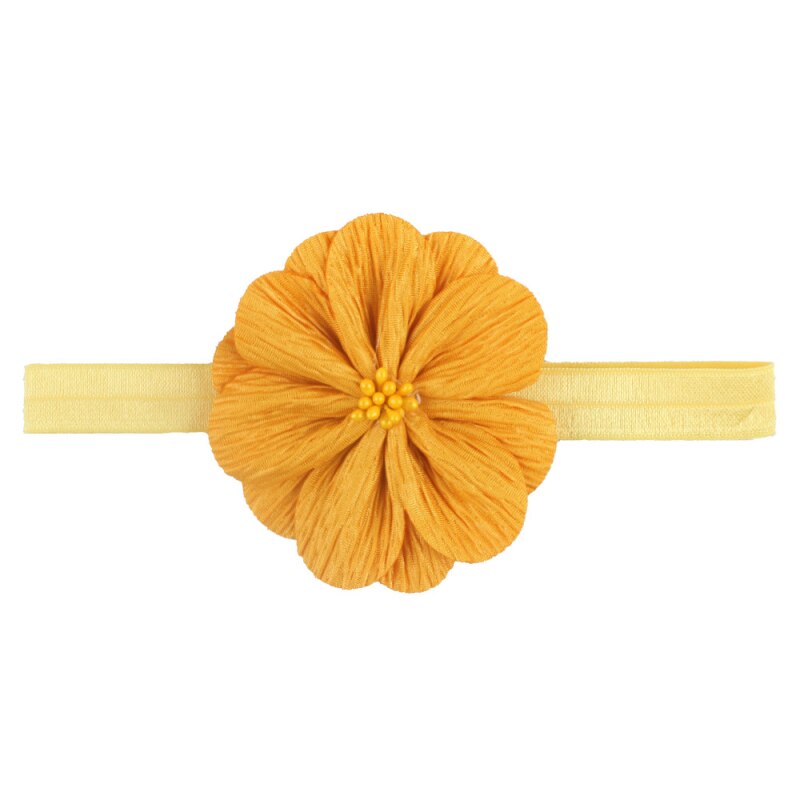 Baby Wellenförmige Falten Stirnband freundlicher Stirnband Neugeborenen Bogen Bandana Kind Foto Haar Zubehör Requisiten freundlicher Kopf Blume: 14