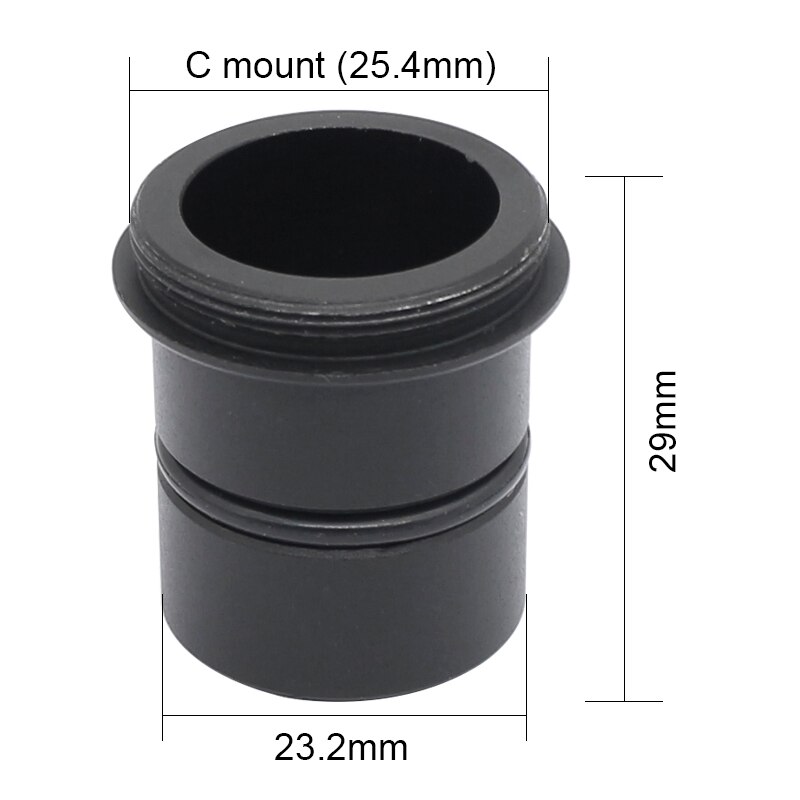 C-montieren zu 1,25 zoll oder 23,2mm Adapter C montieren Adapter Ring Verbinden Mikroskop Astronomische Teleskop mit C CS CCD USB Kamera