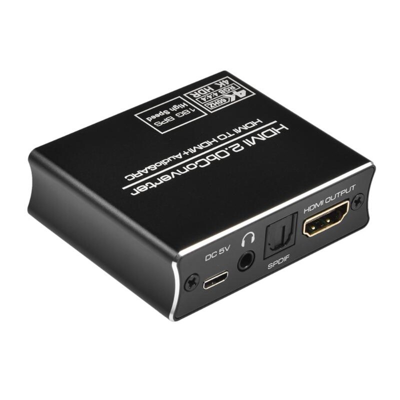 18G Bps High Speed Extractor Adapter Voor Home Theater Conferentie Ondersteunt Tot 4K X 2K @ 60Hz Rgb4:4