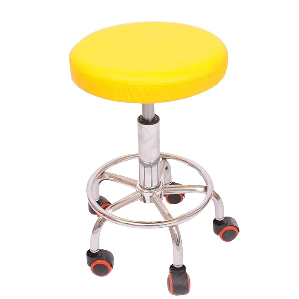 1 pièces couleur unie Stretch rond chaise couverture étanche maison tabouret de Bar siège housse housses hôtel décoration de la maison